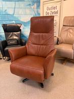 Relax fauteuil met kantel functie accu gratis bezorging, Verzenden, Nieuw, Leer