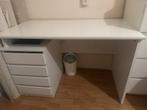 Bureau wit 60x120 met 4 lades Jysk Limfjorden, Huis en Inrichting, Ophalen, Zo goed als nieuw