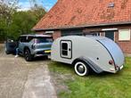 Teardrop mini-caravan compleet: ready to go!, Luifel, Vast bed, Tot en met 2, Particulier