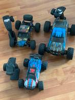 3 verschillende Rc auto’s schaal 1:10 1:14 1:18 RTR, Hobby en Vrije tijd, Modelbouw | Radiografisch | Auto's, Elektro, Gebruikt