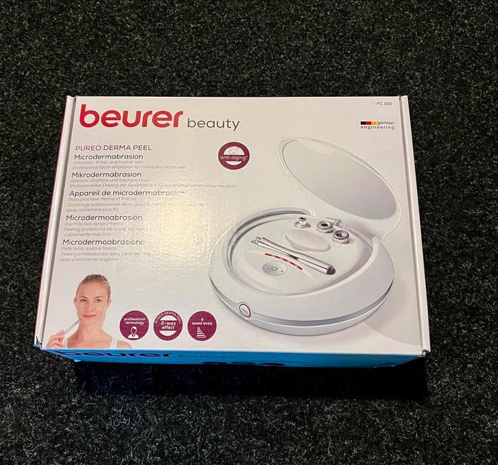 Microdermabrasie Beurer FC100 - Pura Derma Peel, Sieraden, Tassen en Uiterlijk, Uiterlijk | Gezichtsverzorging, Gebruikt, Verzorging