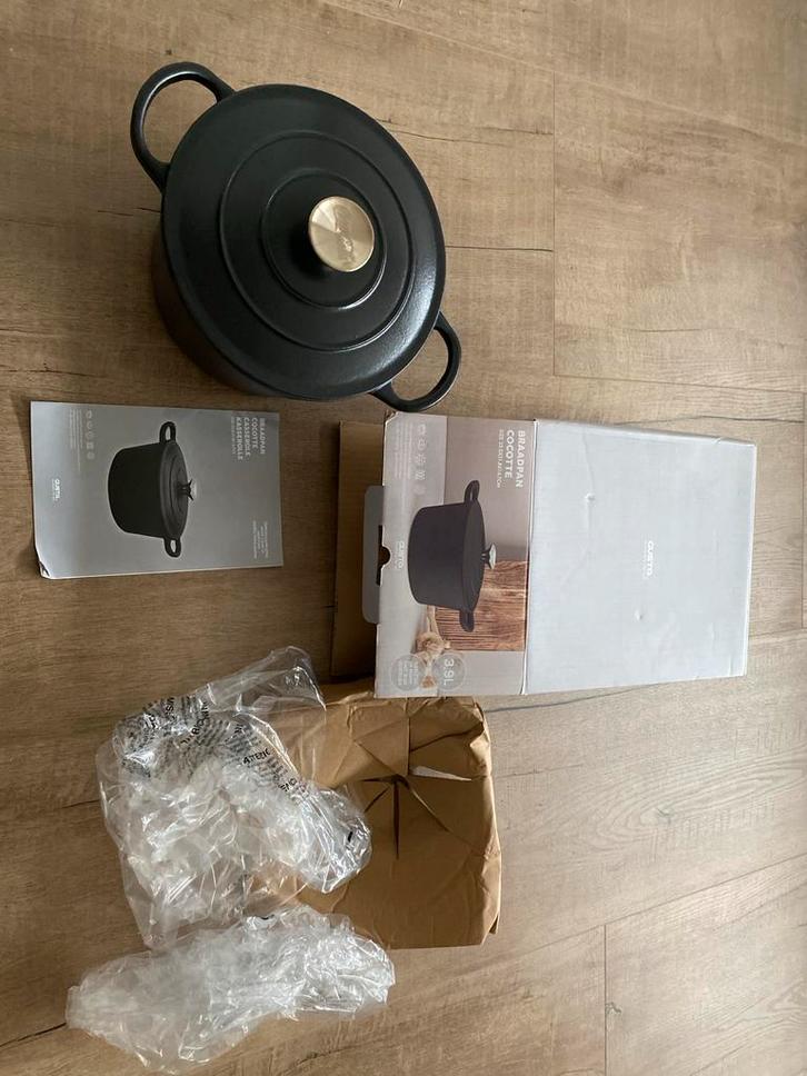 Nieuwe Gusta Braadpan - Nooit Gebruikt!, Huis en Inrichting, Keuken | Potten en Pannen, Nieuw, Koekenpan of Braadpan, Gietijzer