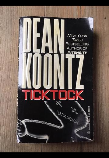 Dean Koontz pocketbook. Titel : Ticktock, Engelstalig boek. beschikbaar voor biedingen