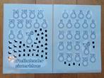 Aftelkalender sticker sinterklaas, Ophalen of Verzenden, Nieuw
