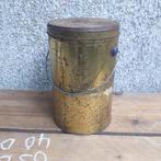 Gratis messing voorraad blik antiek, Ophalen of Verzenden