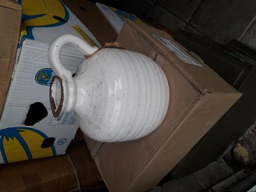 Riverdale kruik nimes, Huis en Inrichting, Woonaccessoires | Vazen, Gebruikt, Wit, Minder dan 50 cm, Aardewerk of Porselein, Ophalen of Verzenden