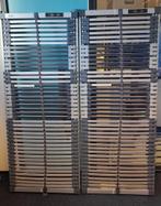 Elektrische Lattenbodems met Tempur matrassen 160x200cm, Ophalen, Gebruikt, Tweepersoons, 80 cm