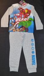 Avengers pyjama I am a hero katoen grijs maat 122, Kinderen en Baby's, Kinderkleding | Maat 122, Nieuw, Marvel, Jongen of Meisje