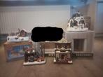 4 huisjes kerstdorp kersthuisjes, Diversen, Ophalen of Verzenden, Zo goed als nieuw