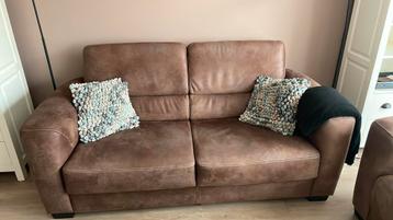 2,5 en 2 zits microleer banken van Sanders meubelen beschikbaar voor biedingen