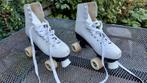 Zondag gratis ophalen!!  Roces witte rolschaatsen maat 39, Ophalen, Gebruikt, Inline skates 4 wielen, Roces