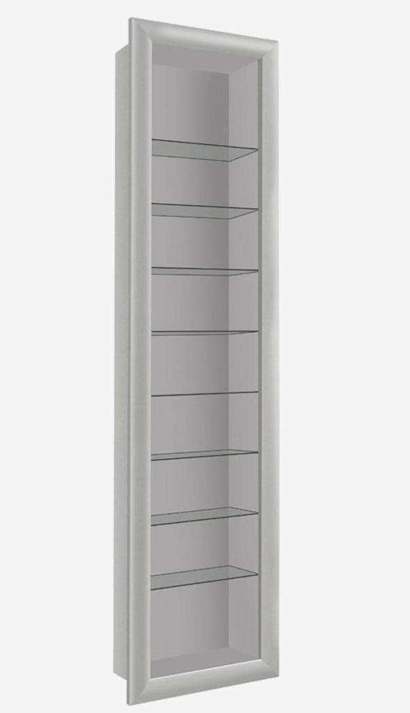 Vitrine hangkast Bora, 4 stuks, Huis en Inrichting, Kasten | Vitrinekasten, Zo goed als nieuw, 150 tot 200 cm, Minder dan 50 cm