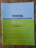 Werkplaatshandboek Toyota Starlet KP6 Carrosserie /plaatwerk, Auto diversen, Ophalen of Verzenden