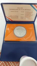 Bevrijdingsmunt 1945 - 1985, Postzegels en Munten, Munten | Nederland, Ophalen of Verzenden, Koningin Beatrix, Overige waardes