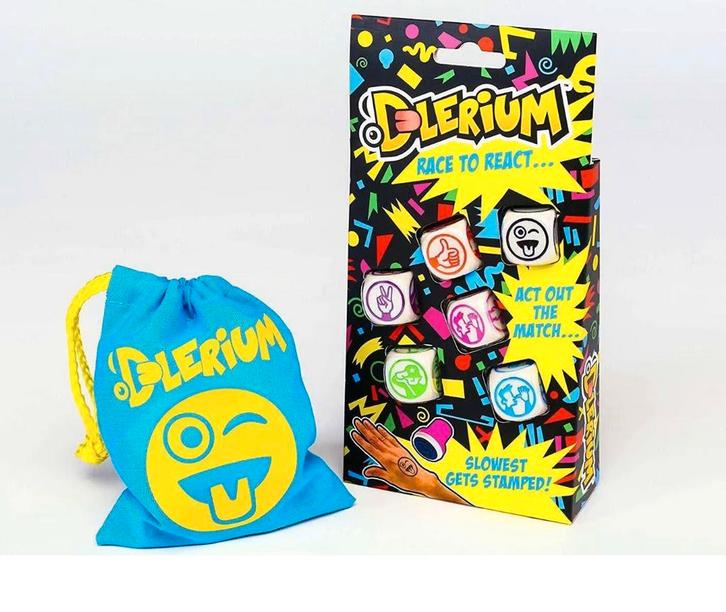 D’Lerium is een snel, eenvoudig en hilarisch dobbelspel, Hobby en Vrije tijd, Gezelschapsspellen | Kaartspellen, Nieuw, Een of twee spelers