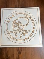 Ajax bord ingefreesd in MDF het orginele embleem, Ophalen of Verzenden, Gebruikt