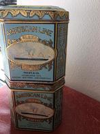 Oude Blikken American Line & Red Cross Koffie, Antiek en Kunst, Ophalen of Verzenden