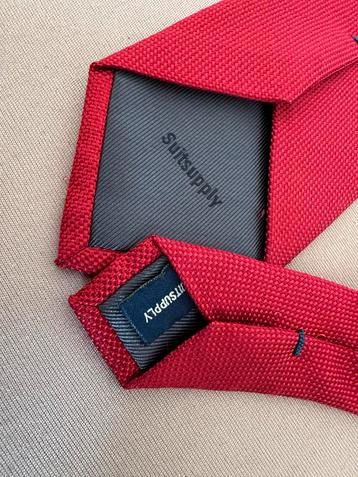 Suitsupply Rode Stropdas - Zo Goed Als Nieuw beschikbaar voor biedingen