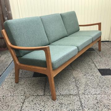 Senator 3 zits bank PJ Danmark Deens design eiken vintage beschikbaar voor biedingen