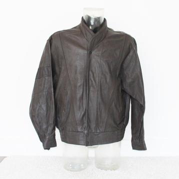 Mooie Leren Vintage Heren Jas286* (Maat 52) € 70,- beschikbaar voor biedingen