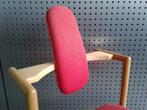 1x Stokke (Variér) Flysit (Pendulum) (Rood), Zeer Mooi!, Huis en Inrichting, Stoelen, Gebruikt, Metaal, Ophalen of Verzenden, Variér