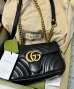 Gucci tas dames, Sieraden, Tassen en Uiterlijk, Tassen | Damestassen, Ophalen of Verzenden, Zo goed als nieuw, Zwart, Schoudertasje