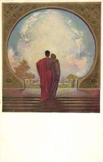 "De Gouden Poort", Schilder Ludwig Fahrenkrog, Ophalen of Verzenden, Voor 1920, Ongelopen, Overige thema's