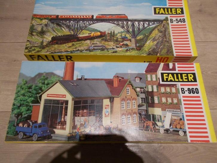 Vintage Faller jaren60 Brug bouwdoos B-548 Verzenden kan ook, Hobby en Vrije tijd, Modeltreinen | H0, Nieuw, Brug, Tunnel of Gebouw