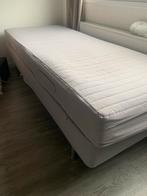 1 persoons boxspring met matras, 90 cm, Eenpersoons, Ophalen of Verzenden, Zo goed als nieuw