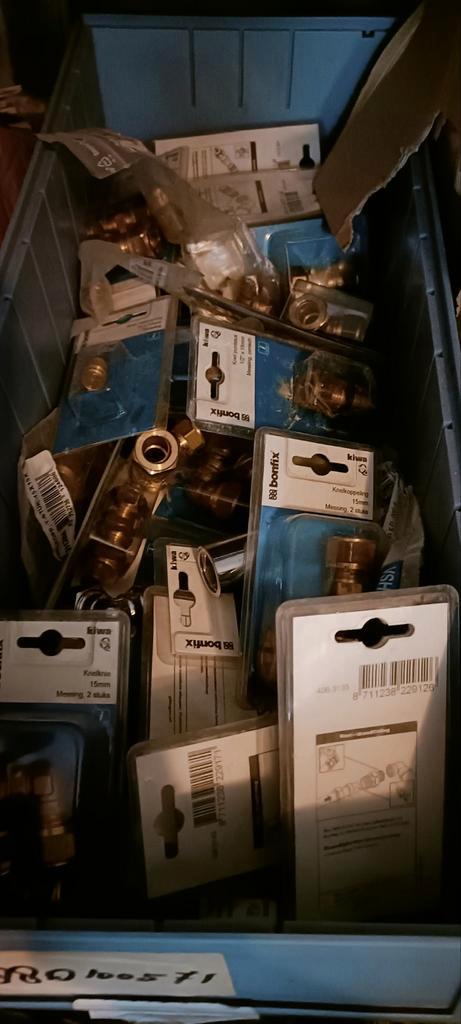 Knelfittingen kranen Plieger 10/12/15/tm22mm, Doe-het-zelf en Verbouw, Buizen en Afvoer, Nieuw, Rechte buis, Rvs, 4 tot 6 meter