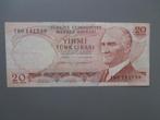 Bankbiljet Turkije Lira 1970, Postzegels en Munten, Bankbiljetten | Europa | Niet-Eurobiljetten, Los biljet, Overige landen, Verzenden