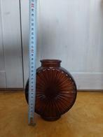 Leuk oranje vaasje, bloemvorm, Ophalen of Verzenden, Oranje, Glas, Minder dan 50 cm