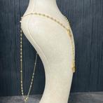 14k gouden rozenkrans ketting nieuw Italy, Sieraden, Tassen en Uiterlijk, Kettingen, Ophalen of Verzenden, Nieuw, Goud