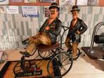 Laurel en Hardy op fiets, Nieuw, Ophalen of Verzenden