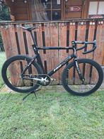 Baanfiets (Large maat 58)+extra wielset, Fietsen en Brommers, Heren, Aluminium, Zo goed als nieuw, 53 tot 57 cm