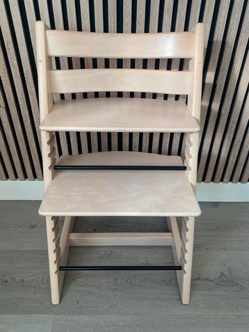 Stokke Tripp Trapp Stoel Natural Nieuw Model beschikbaar voor biedingen