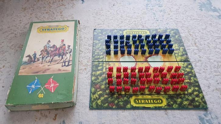 Vintage Stratego - Oude Editie, Hobby en Vrije tijd, Gezelschapsspellen | Bordspellen, Gebruikt, Ophalen of Verzenden