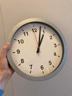 Ikea Tjalla wandklok zilvergrijs, Ophalen, Zo goed als nieuw, Wandklok