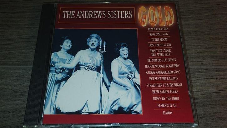 The Andrew Sisters - Gold, Cd's en Dvd's, Cd's | Pop, Zo goed als nieuw, 1960 tot 1980, Ophalen of Verzenden