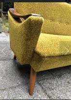 Vintage design bank, Huis en Inrichting, Fauteuils, Deens jaren 70, Ophalen of Verzenden, Zo goed als nieuw, Stof