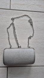 Clutch zilverkleurig, Sieraden, Tassen en Uiterlijk, Tassen | Damestassen, Ophalen, Zo goed als nieuw, Overige kleuren, Avondtasje