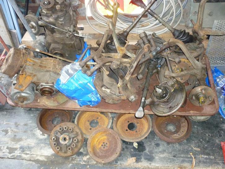 Dkw Munga onderdelen, Auto-onderdelen, Ophanging en Onderstel, Oldtimer onderdelen, Gebruikt, Ophalen