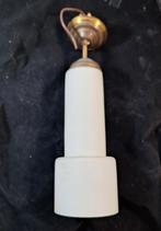 Vintage Opaline Lamp, Gebruikt, Vintage, Ophalen of Verzenden, Glas