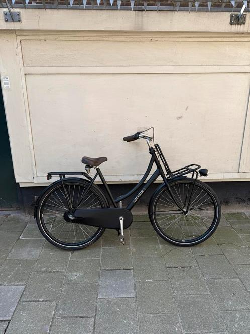 Zwarte Cortina u4 57cm, Fietsen en Brommers, Fietsen | Dames | Damesfietsen, Batavus, Versnellingen, 56 cm of meer, Ophalen of Verzenden
