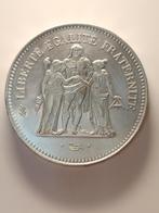 Frankrijk 50 Francs 1978 - zilveren munt, Ophalen of Verzenden