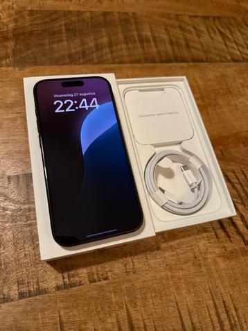 Iphone 15 Pro | Black titanium | 128GB | Absoluut nieuwstaat beschikbaar voor biedingen