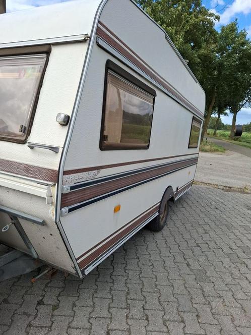 Te koop Hobby prestege caravan, Caravans en Kamperen, Caravans, Particulier, Rondzit, Hobby, Luifel, Ophalen