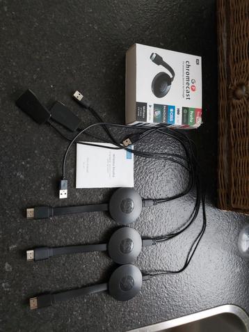 Chromecast 4k (3 stuks) beschikbaar voor biedingen