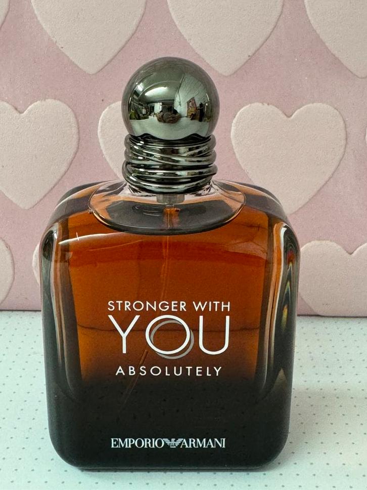 Armani stronger with you absolutely 100ml parfum, Sieraden, Tassen en Uiterlijk, Uiterlijk | Parfum, Nieuw, Ophalen of Verzenden
