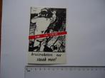 sticker Kruisraketten Nee Protest strip vintage koude oorlog, Verzamelen, Verzenden